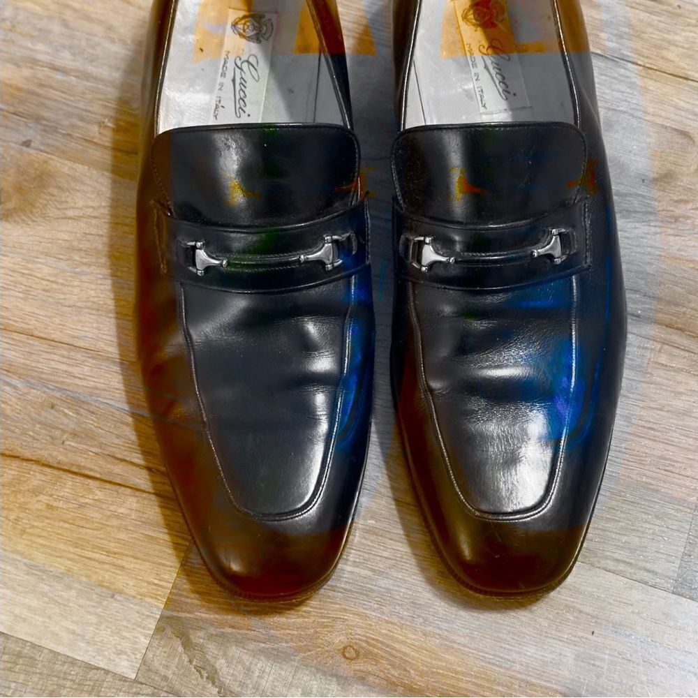 Gucci Men’s Vintage Classic Dress Shoes Size 41 1/2 - Picture 4 of 16